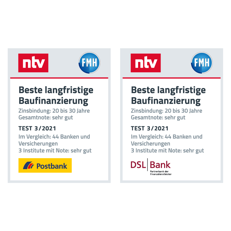 Postbank / DSL Bank Baufinanzierung von n-tv ausgezeichnet