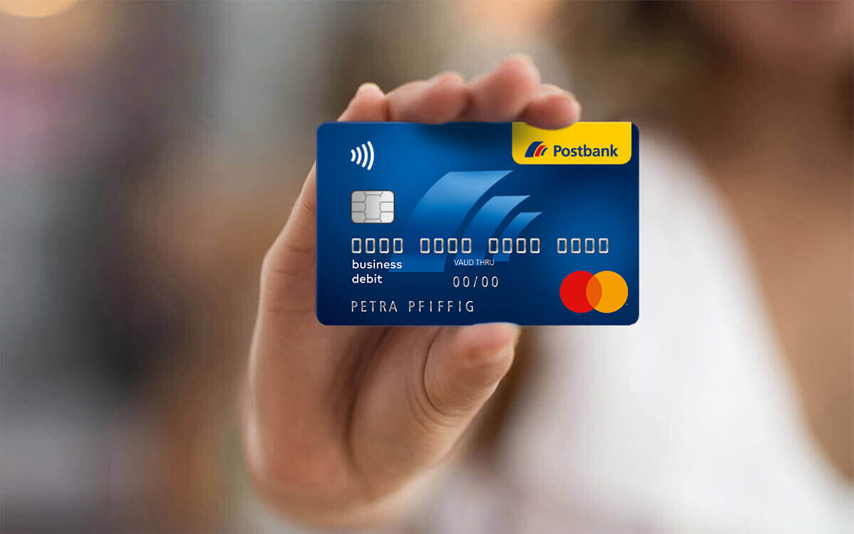 Ein Bild der Postbank Card plus