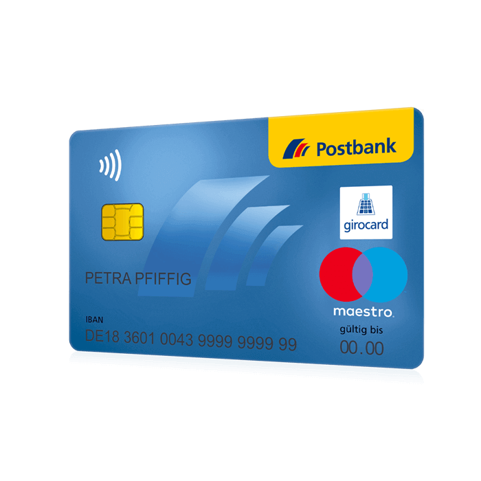 Ein Bild der Postbank Card