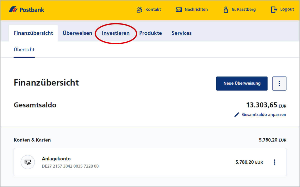 Kaufvorgang starten
