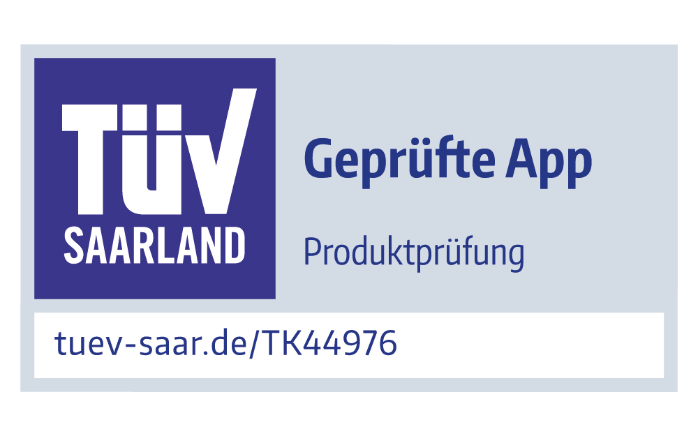 TÜV Saarland: geprüfte App
