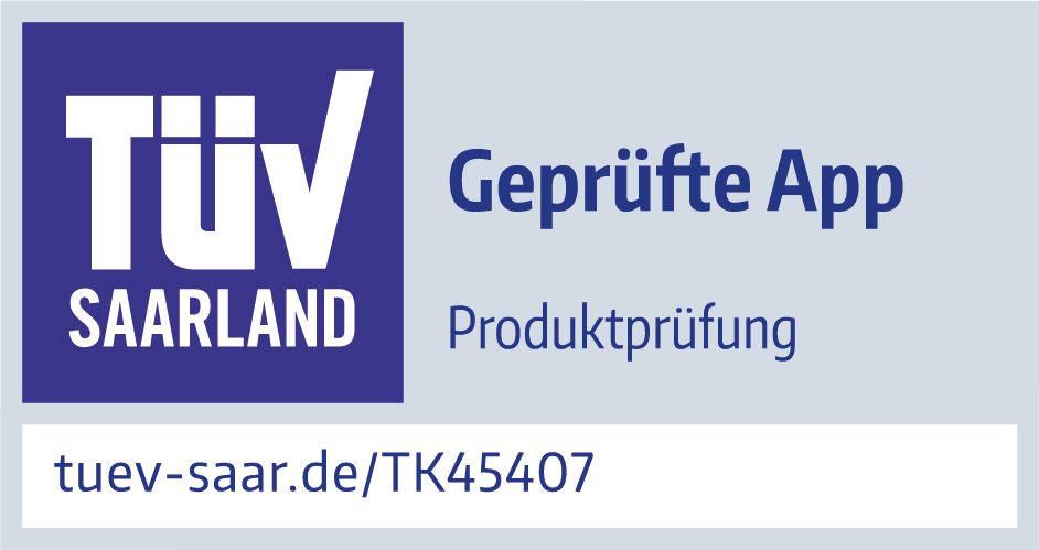 TÜV Saarland: geprüfte App