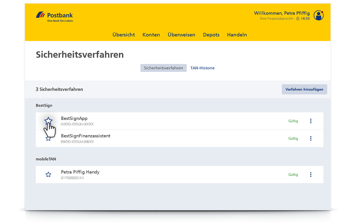 Postbank Bestsign App