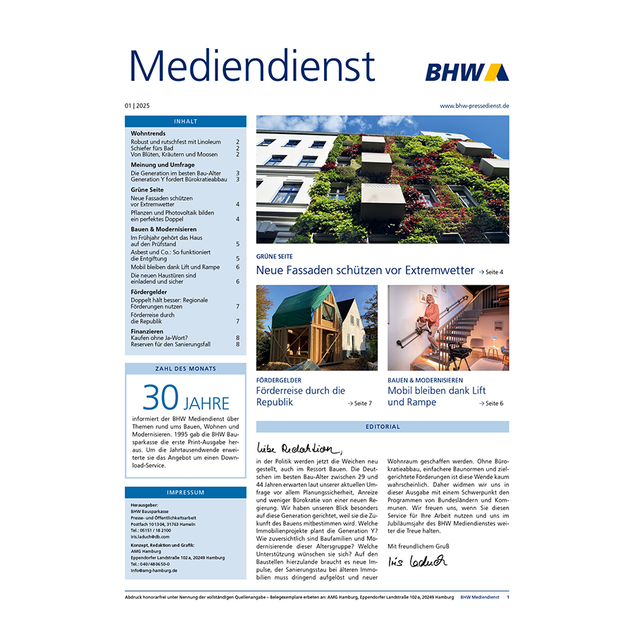 BHW Mediendienst 1/2025