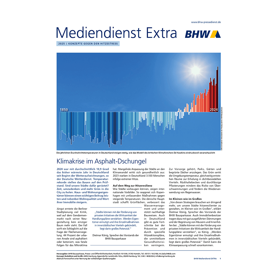 BHW Mediendienst Extra 2025