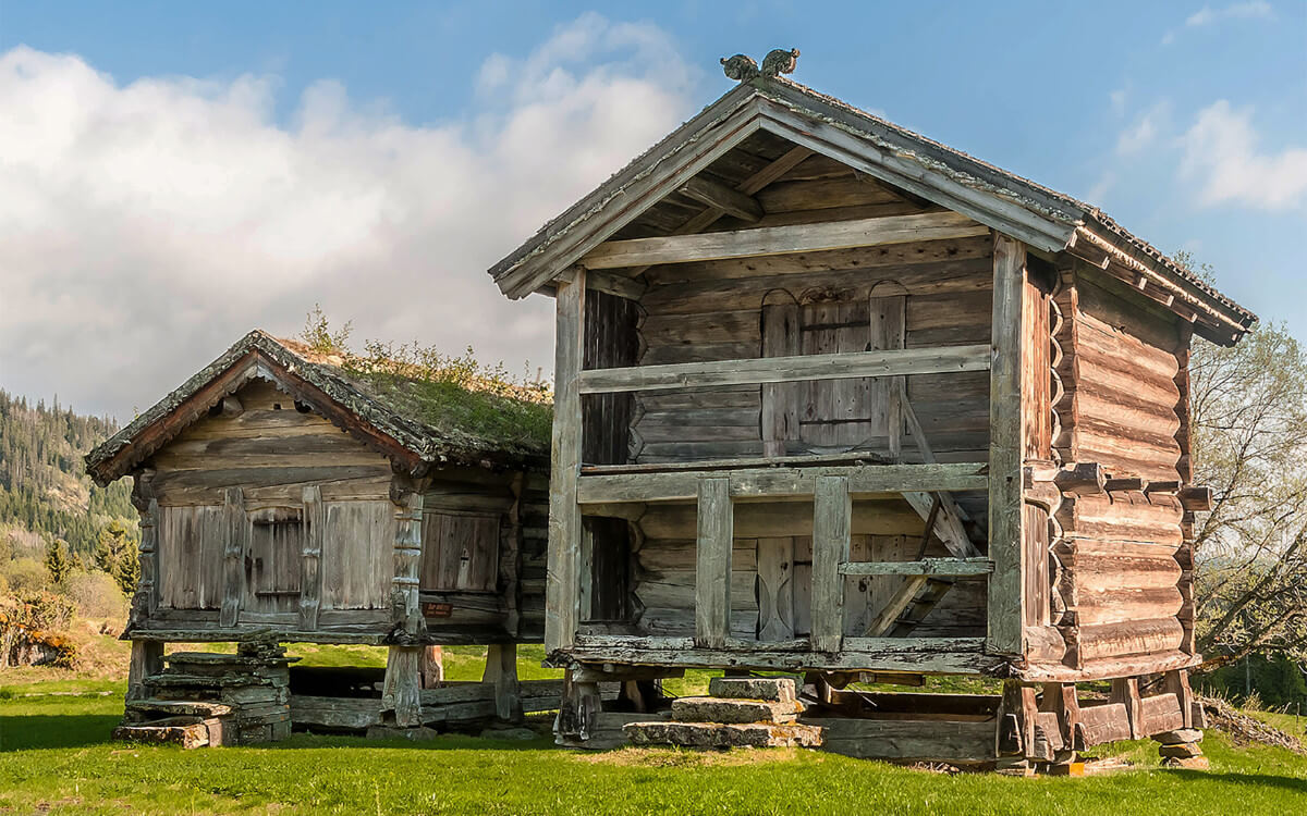 Ganz alt: Das älteste Holzhaus der Welt steht in Norwegen