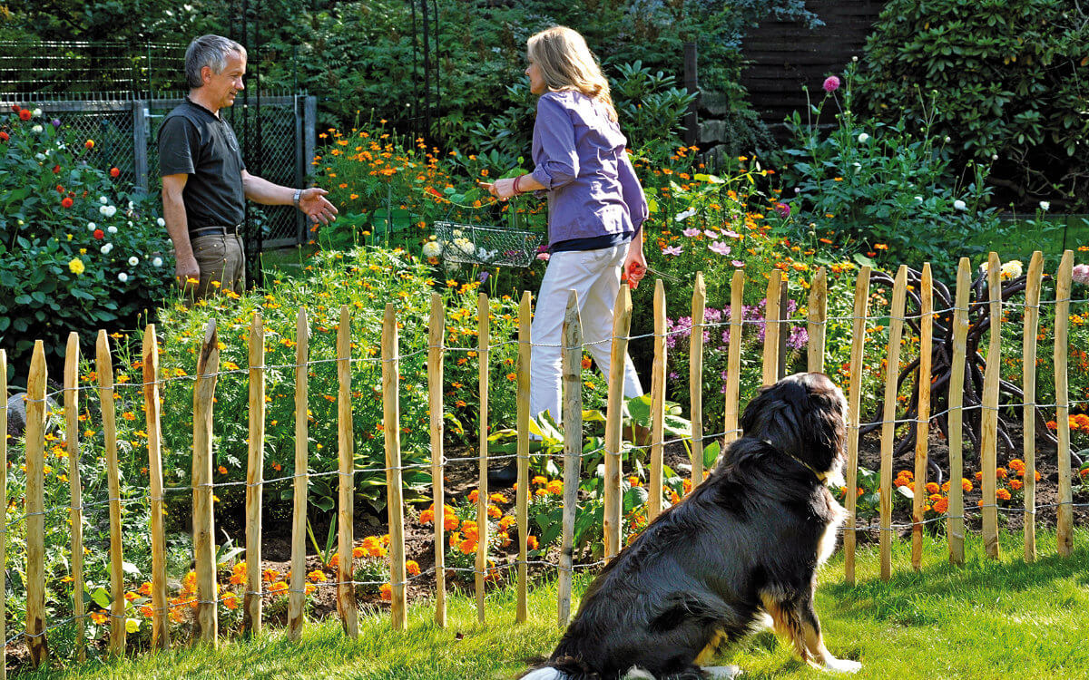 Freundliche Optik und gute Ökobilanz: Gartenzäune aus Holz