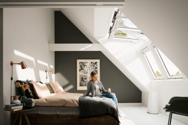 Unter Dachschrägen lassen sich ruhige Räume mit viel Licht schaffen Bild Nr. 6319, Quelle: Velux/BHW Bausparkasse