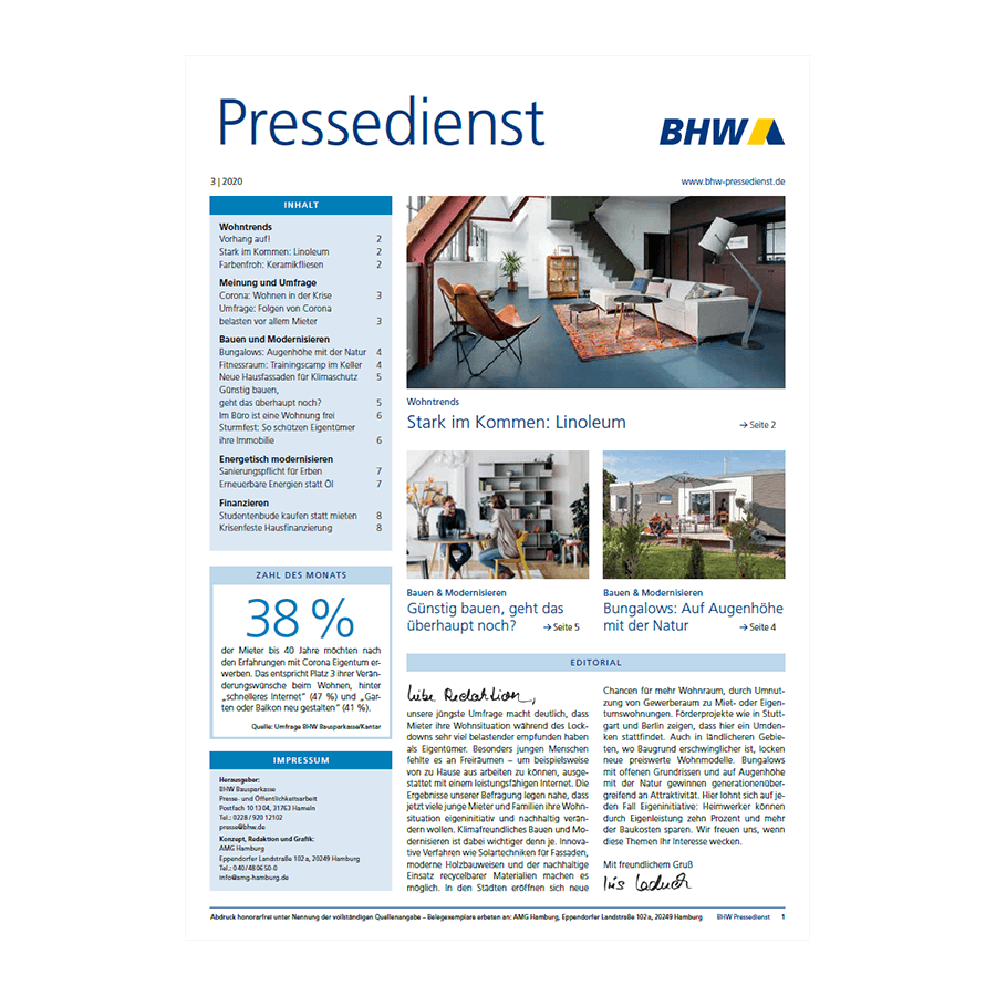 BHW Pressedienst 3/2020