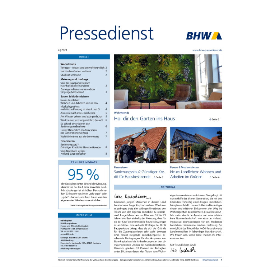 BHW Pressedienst 4/2021