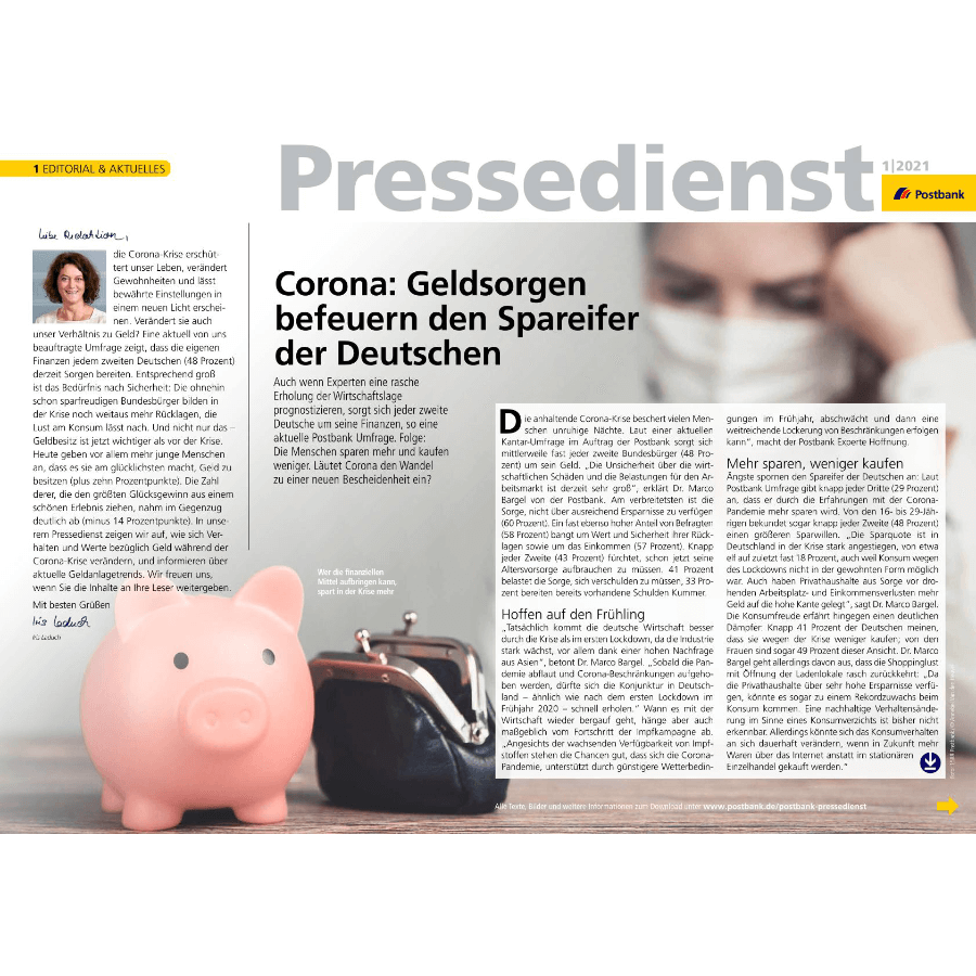 Postbank Pressedienst 1/2021