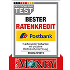 Postbank „Bester Ratenkredit“