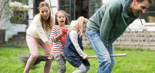 Sicher spielen im Garten