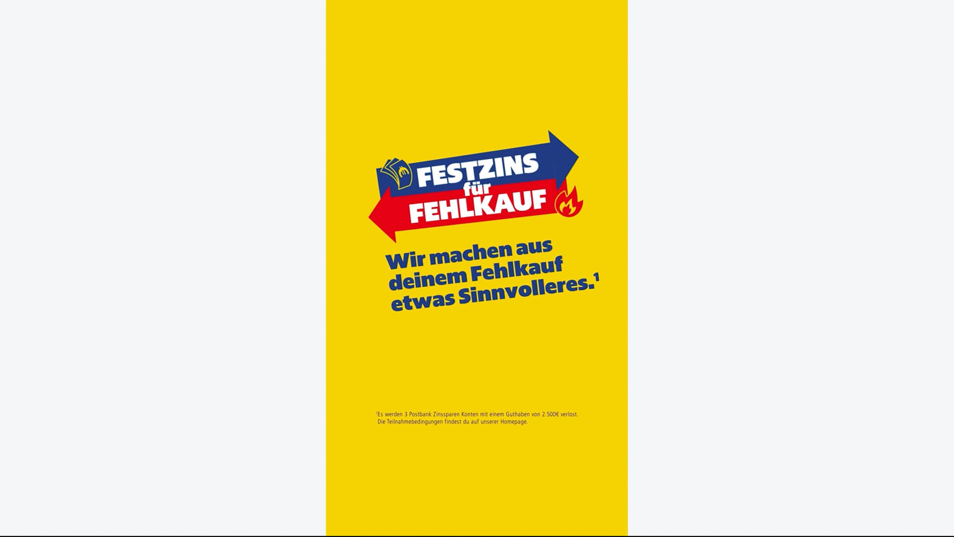 Festzins für Fehlkauf